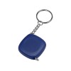 Купить Брелок-рулетка 1м Block, синий с нанесением логотипа