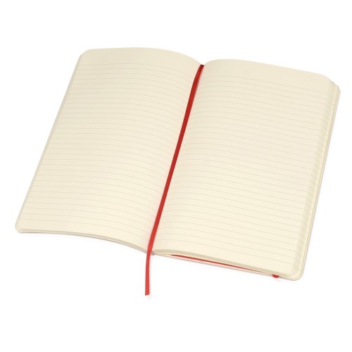 Купить Записная книжка Moleskine Classic Soft (в линейку), Large (13х21см), красный с нанесением логотипа