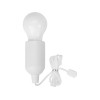Купить Портативная лампа на шнурке Pulli, белый с нанесением логотипа