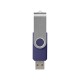 Купить USB-флешка на 16 Гб Rotate Basic, ярко-синий с нанесением логотипа