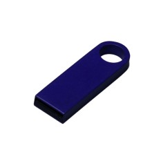 USB 2.0-флешка на 32 Гб с мини чипом и круглым отверстием, синий