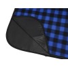 Купить Плед для пикника Recreation, синий/черный с нанесением логотипа