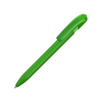 Купить Ручка шариковая пластиковая Sky Gum, зеленый с нанесением