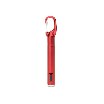 Купить Ручка ARAYA со светодиодным фонариком, красный с нанесением логотипа