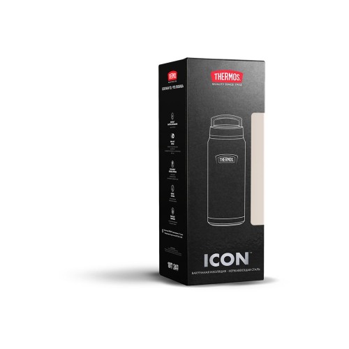 Купить Термос из нерж. стали тм THERMOS IS-212 SN 1.2L, бежевый с нанесением логотипа