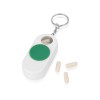 Купить Брелок-футляр для  таблеток Pill, белый/зеленый с нанесением логотипа