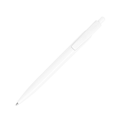 Купить Шариковая ручка Alessio из переработанного ПЭТ, белый, синие чернила с нанесением логотипа