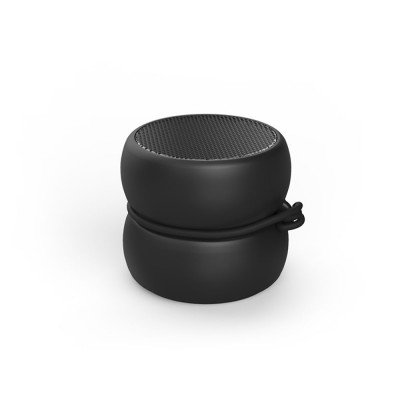 Купить Портативная колонка TWS YoYo Mono, черный с нанесением логотипа
