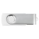 Купить Флеш-карта USB 2.0 32 Gb Квебек, белый с нанесением логотипа