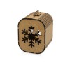 Купить Подарочная коробка Снежинка, малая с нанесением логотипа