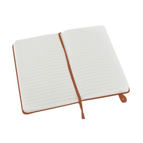 Купить Записная книжка Moleskine Classic (в линейку) в твердой обложке, Pocket (9x14см), оранжевый коралл с нанесением логотипа