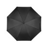 Купить Зонт-трость Wind, полуавтомат, черный с нанесением логотипа