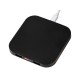 Купить Беспроводная зарядка Tile с 2 USB-A, 5 Вт, черный с нанесением логотипа