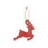Купить Подвеска деревянная Рождественский олень с нанесением логотипа