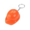 Купить Брелок-открывалка Каска, оранжевый с нанесением логотипа