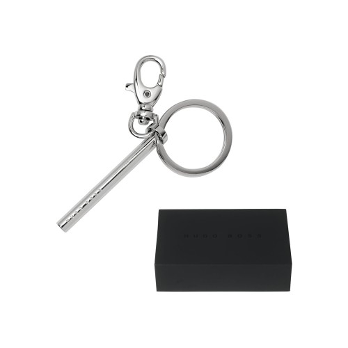 Купить Брелок Essential. Hugo Boss, серебристый с нанесением логотипа