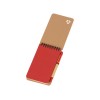 Купить Набор канцелярский с блокнотом и ручкой Masai, красный с нанесением логотипа