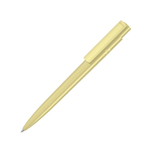 Купить Шариковая ручка rPET pen pro из переработанного термопластика, бежевый с нанесением логотипа