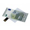 Купить USB-флешка на 64 ГБ в виде прозрачной пластиковой карты, прозрачный с нанесением логотипа
