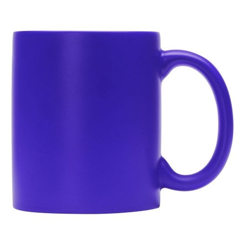 Купить Кружка-хамелеон Magic матовая, синий/белый с нанесением логотипа