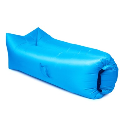Купить Надувной диван БИВАН 2.0, голубой с нанесением логотипа