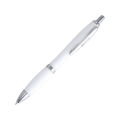 Купить Ручка пластиковая шариковая MERLIN, белый с нанесением логотипа