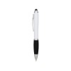 Купить Шариковая ручка-стилус Nash, белый, синие чернила с нанесением логотипа