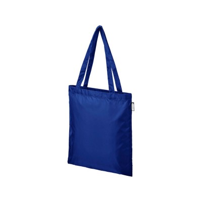 Купить Эко-сумка Sai из переработанных пластиковых бутылок, синий с нанесением