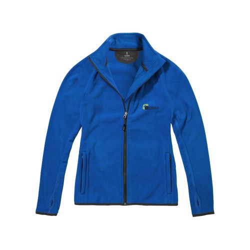 Купить Куртка флисовая Brossard женская, синий с нанесением логотипа