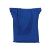 Купить Складывающаяся сумка Skit из хлопка на молнии, синий с нанесением логотипа