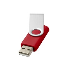 Флеш-карта Rotate USB 2.0 на 2 Гб, красный
