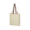 Купить Эко-сумка Rainbow объемом 5л из переработанного хлопка плотностью 180 г/м2, натуральный с нанесением логотипа