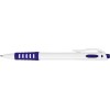 Купить Ручка шариковая Фиджи, белый/синий с нанесением логотипа