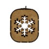 Купить Подарочная коробка Снежинка, малая с нанесением логотипа