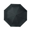 Купить Автоматический складной зонт Bo из переработанного ПЭТ-пластика, черный с нанесением логотипа