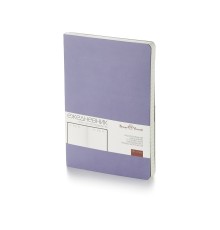 Ежедневник А5 недатированный Megapolis Velvet Flex, сиреневый