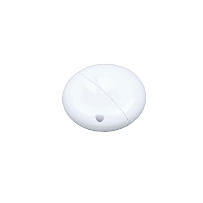 Купить Флешка промо круглой формы, 8 Гб, белый с нанесением логотипа