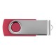 Купить Флеш-карта USB 2.0 16 Gb Квебек, розовый с нанесением логотипа