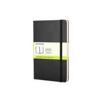 Записная книжка Moleskine Classic (нелинованный) в твердой обложке, Large (13х21см), черный
