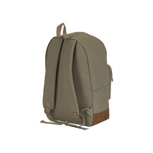 Купить Рюкзак Shammy с эко-замшей для ноутбука 15, бежевый с нанесением логотипа