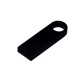 Купить USB 2.0-флешка на 4 Гб с мини чипом и круглым отверстием, черный с нанесением логотипа