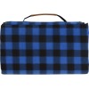 Купить Плед для пикника Recreation, синий/черный с нанесением логотипа