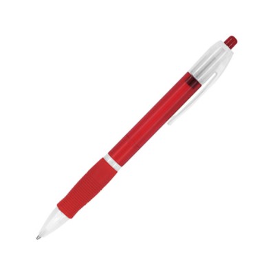 Купить Ручка пластиковая шариковая ONTARIO, красный с нанесением логотипа