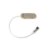 Купить USB-хаб BADOC с корпусом из бамбука и ткани RPET, серый меланж с нанесением логотипа