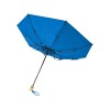 Купить 21-дюймовый зонт автомат Bo из переработанного ПЭТ-пластика, process blue с нанесением логотипа