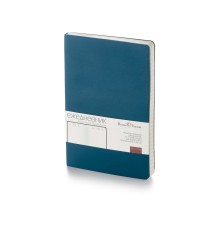 Ежедневник А5 недатированный Megapolis Velvet Flex, темно-синий