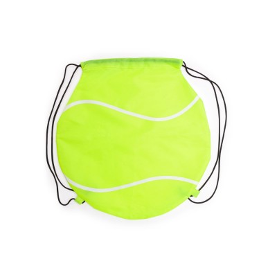 Купить Рюкзак-мешок MILANO, большой теннис, неоновый желтый с нанесением логотипа