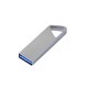 Купить USB 2.0-флешка на 64 Гб с мини чипом, компактный дизайн, отверстие треугольной формы для цепочки с нанесением логотипа