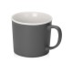 Купить Матовая кружка Nancy 360 мл цветная снаружи, белая внутри, серый с нанесением логотипа