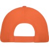 Купить Бейсболка под сублимацию с сеткой Newport, оранжевый/белый с нанесением логотипа